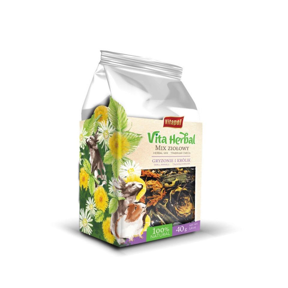 A & E Cages Vitapol Vita Herbal Herbal Mix 1ea/40 g - Small Animal Food