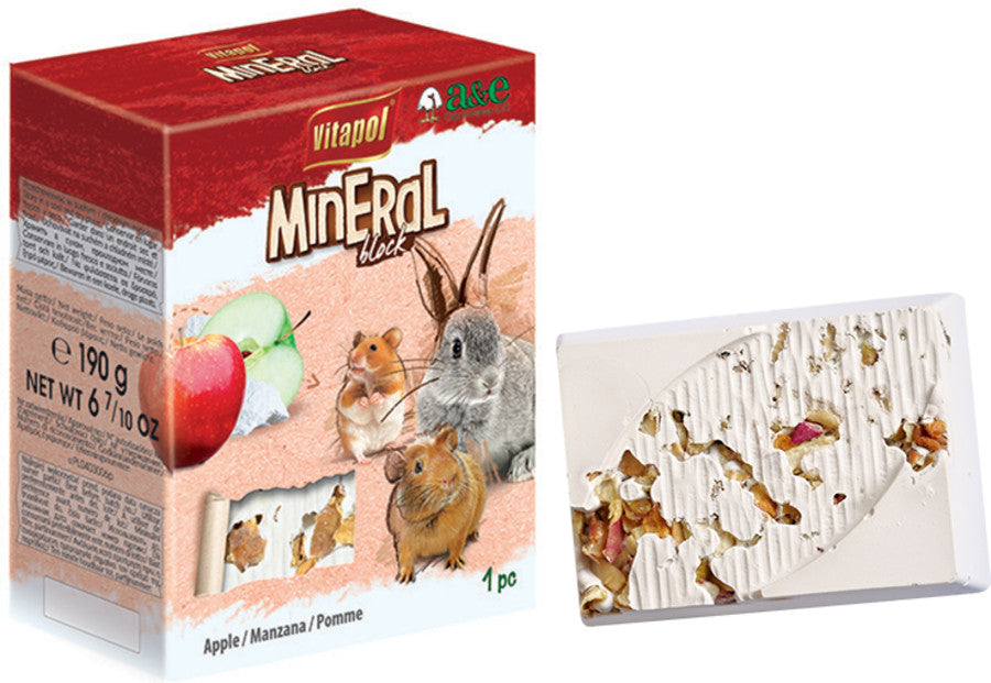 A and E Cages VitaPol Lime Mineral Block for Small Animals Fruit; 1ea-190 g - Small Animal Treats