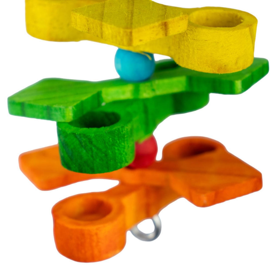 A & E Cages Happy Beaks Twisty Tweet & Treat Bird Toy 1ea
