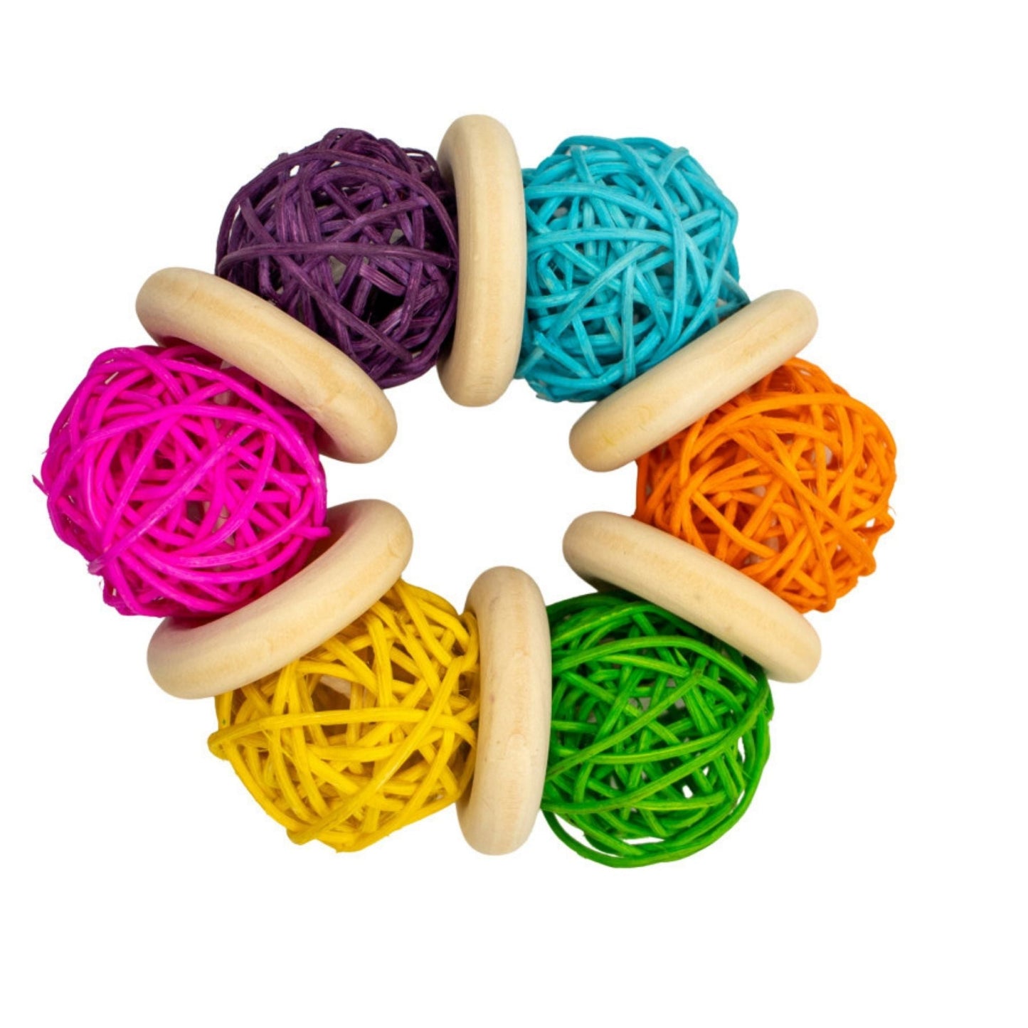 A & E Cages Nibbles Bunny Bangle Small Animal Toy 1ea/One Size