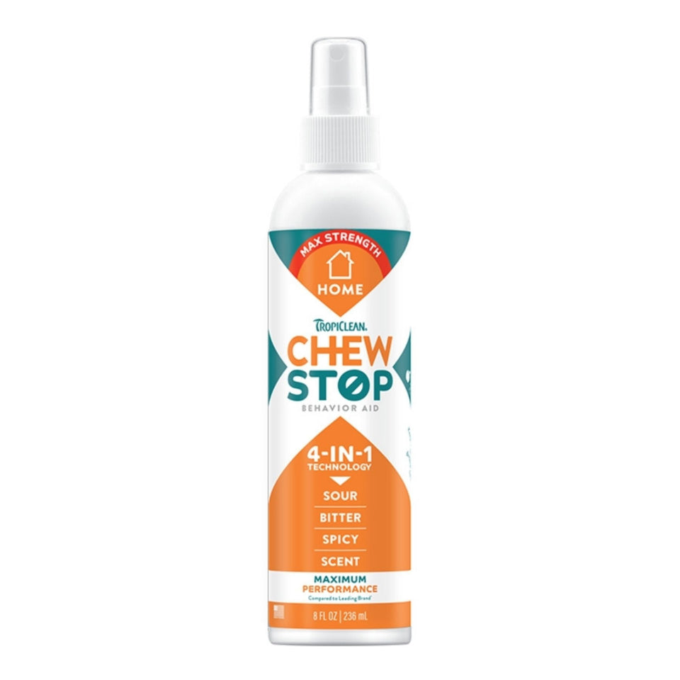 Tropiclean Dog Chew Stop Behavior Aid Home Spray 8oz.