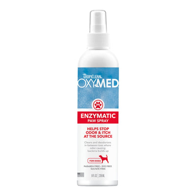 Tropiclean Oxymed Dog Enzymatic Paw Odor & Itch Spray 8oz.