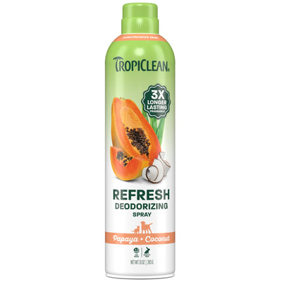 Tropiclean Dog Deodorizing Spray Papaya 10oz.