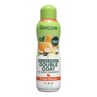 Tropiclean Dog Thick Double Coat Shampoo Orange Blossom 20oz.