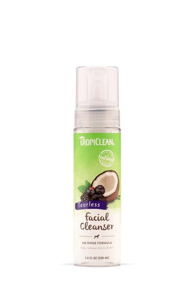 TropiClean Waterless Facial Cleanser for Dogs 7.4 fl oz - Pets Perfect