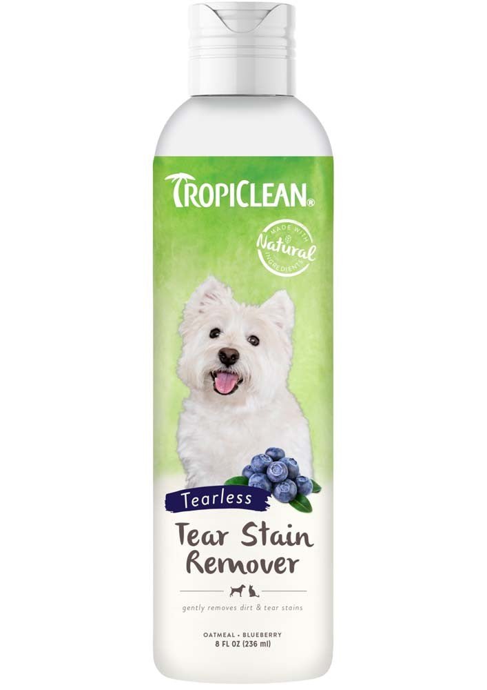 TropiClean Tear Stain Remover for Pets, 8 oz. Bottle