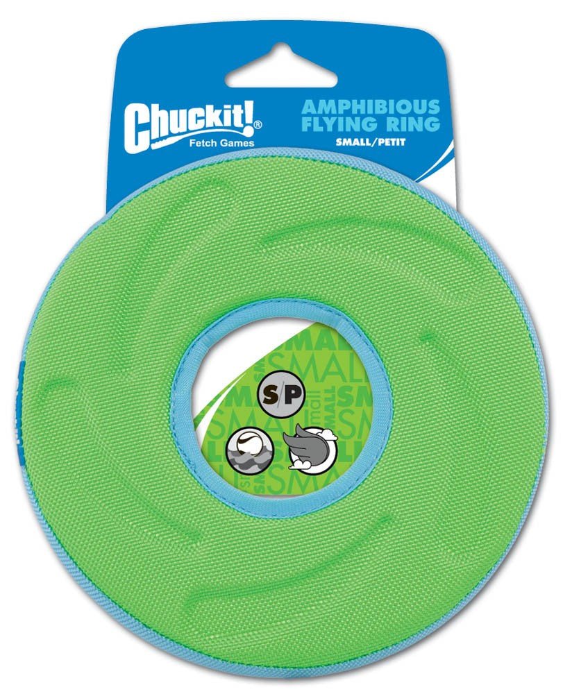 Chuckit! ZipFlilght Flying Ring Dog Toy Assorted 1ea/SM - Pets Perfect