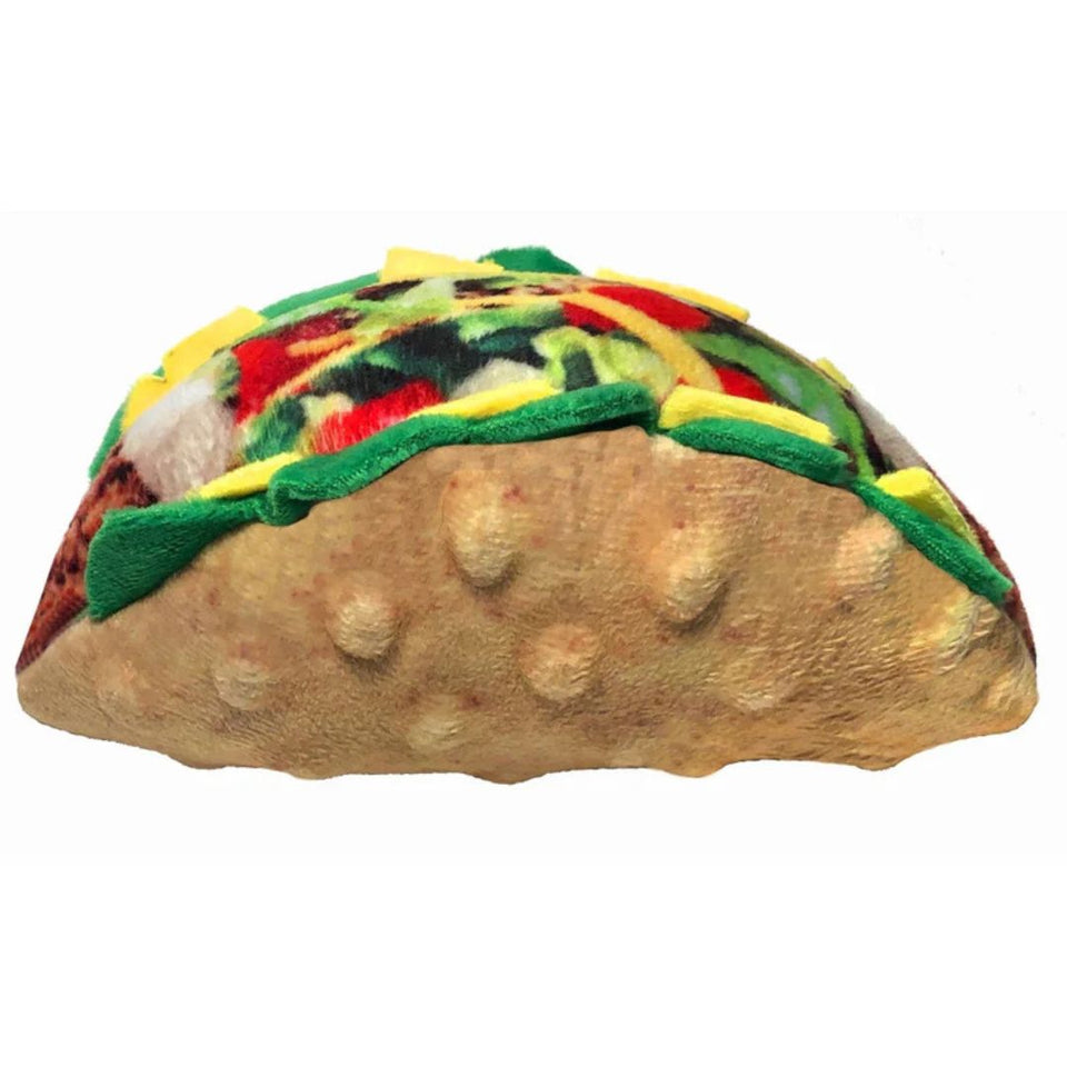 H&K Power Plush Dog Taco Tuesday Small Squeak Crinkle