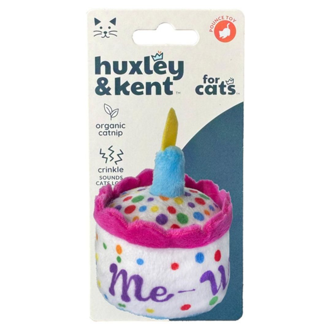 H&K C Mewow Cake Organic Catnip Plush Crinkle - Pets Perfect
