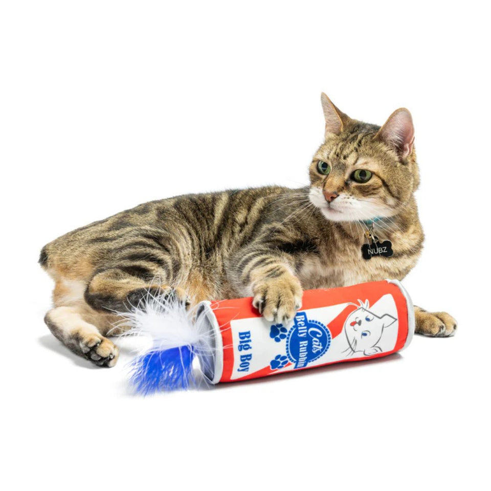 H&K C Cats Belly Rubbin Organic Catnip Plush Crinkle