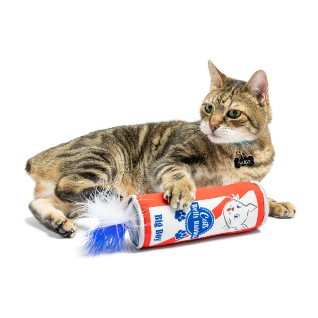H&K C Cats Belly Rubbin Organic Catnip Plush Crinkle - Pets Perfect