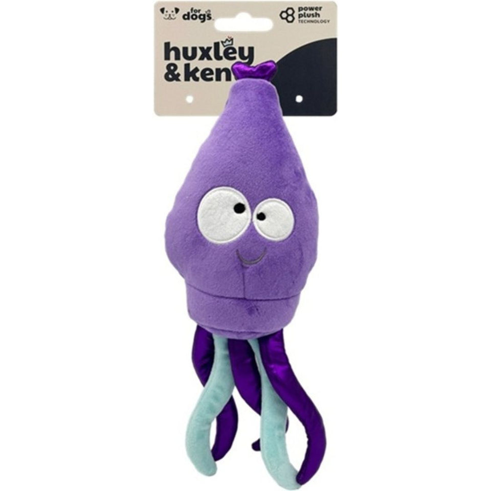 H&K Slappies D Squiggly Squid Large Plush Squeak Crinkle