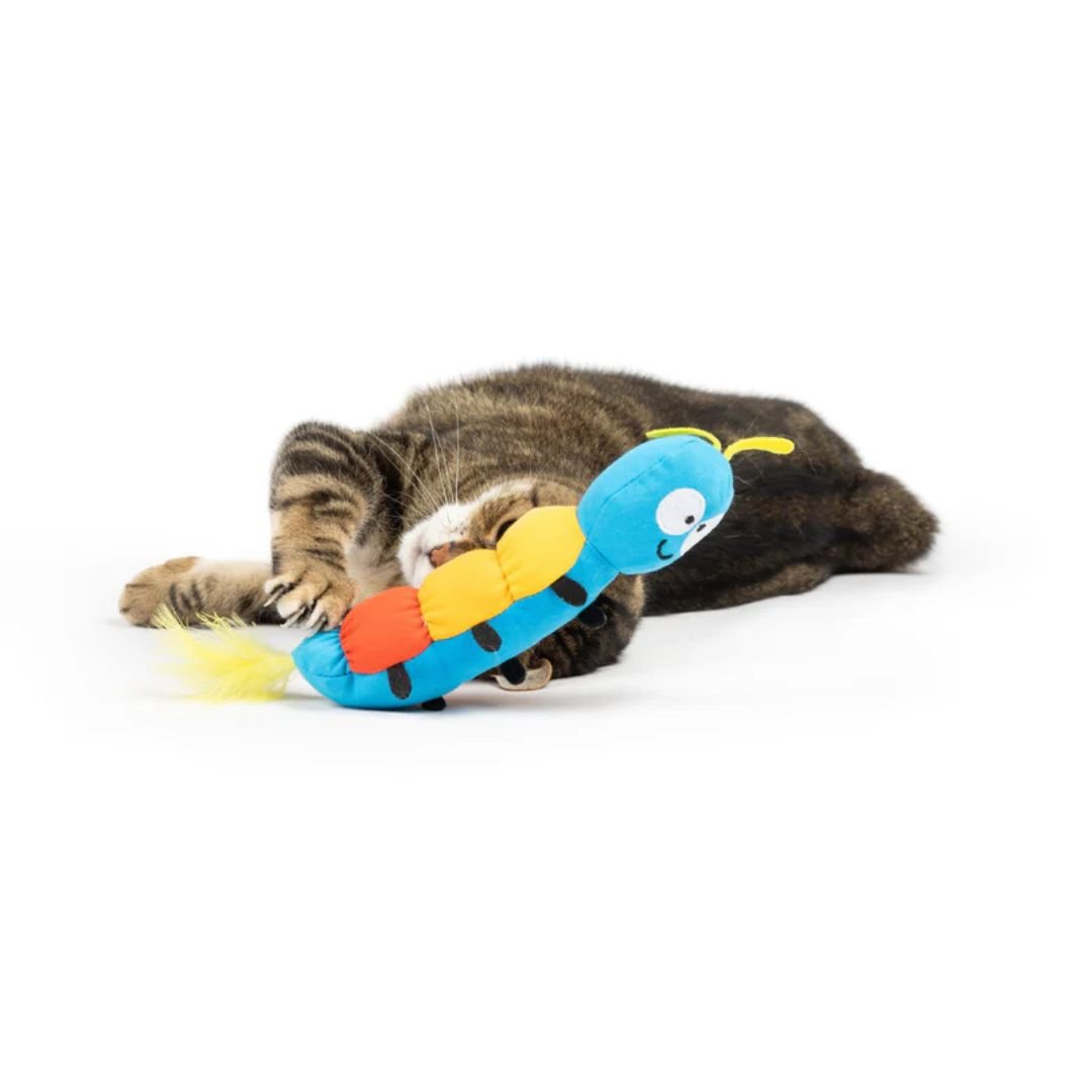 H&K C Kicker Caterpillar Organic Catnip Plush Crinkle - Pets Perfect