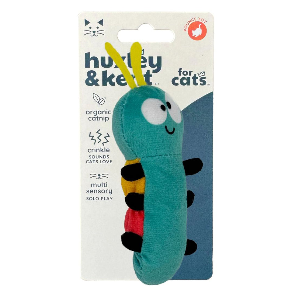 H&K C Caterpillar Organic Catnip Plush Crinkle