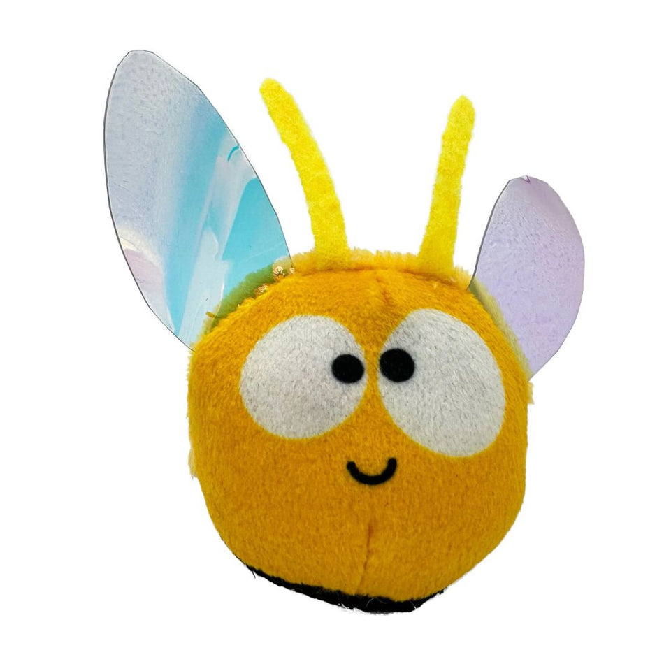 H&K C Flinger Bumble Bee Organic Catnip Plush Crinkle