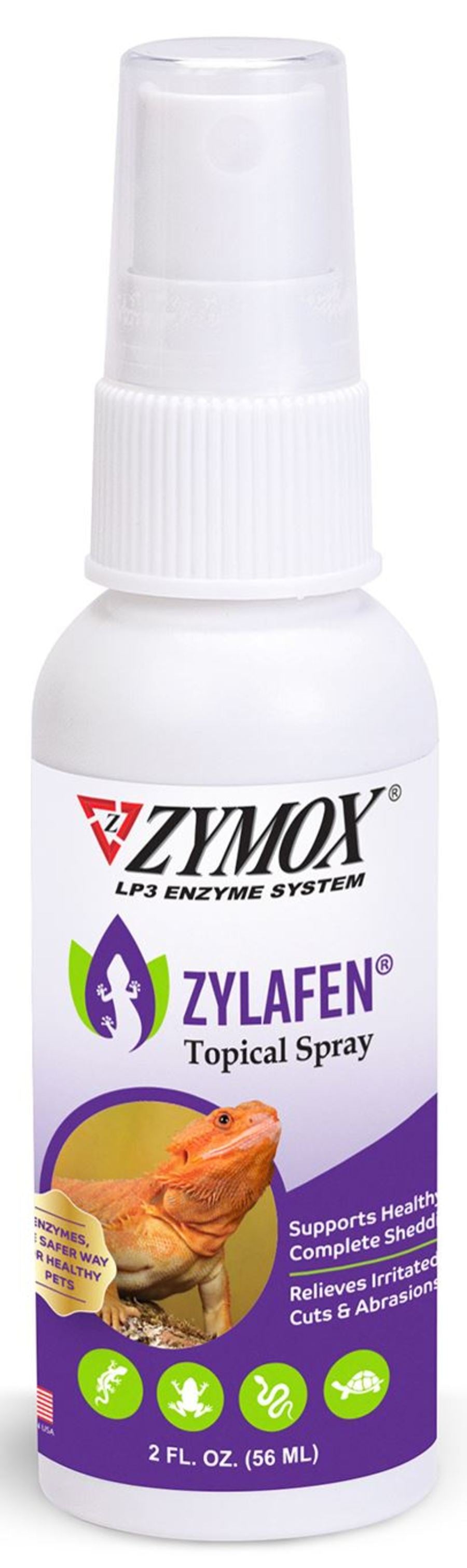 Zymox Zylafen Topical Solution Spray for Reptiles, 2 oz