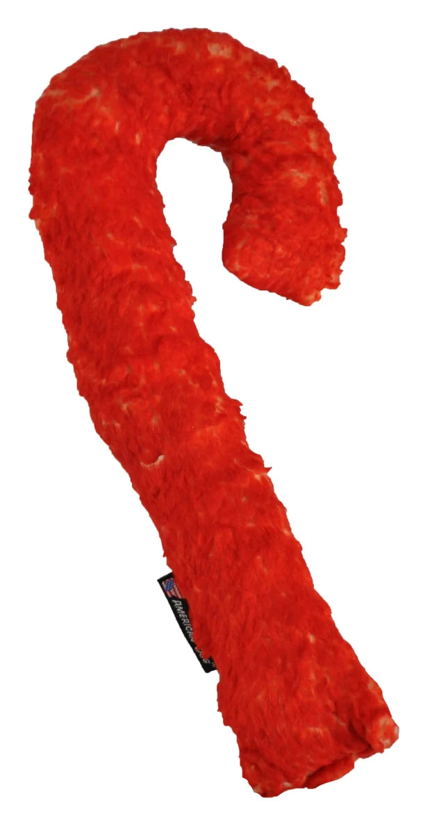 Candy Cane Dog Toy - Floating Nylon Squeaky Toy for Festive Play - Pets Perfect