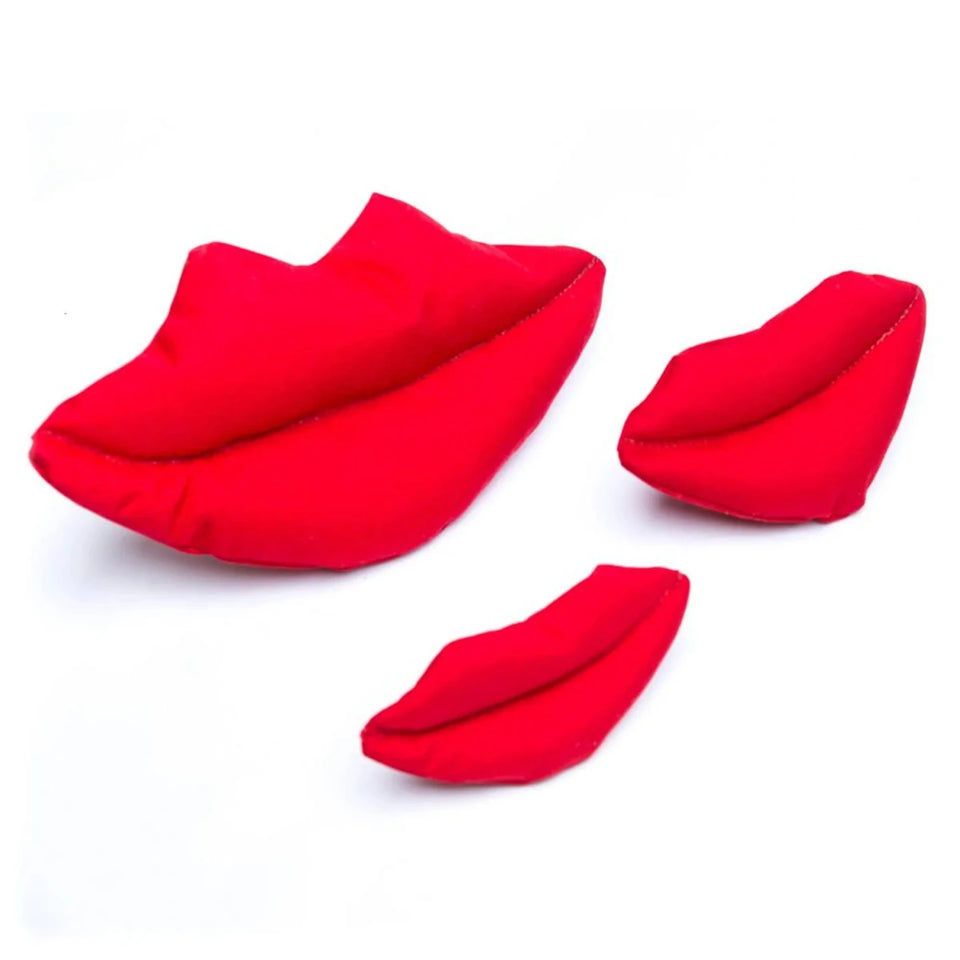 American Dog Big Red Lips Squeaky Dog Toy 6 in - Pets Perfect