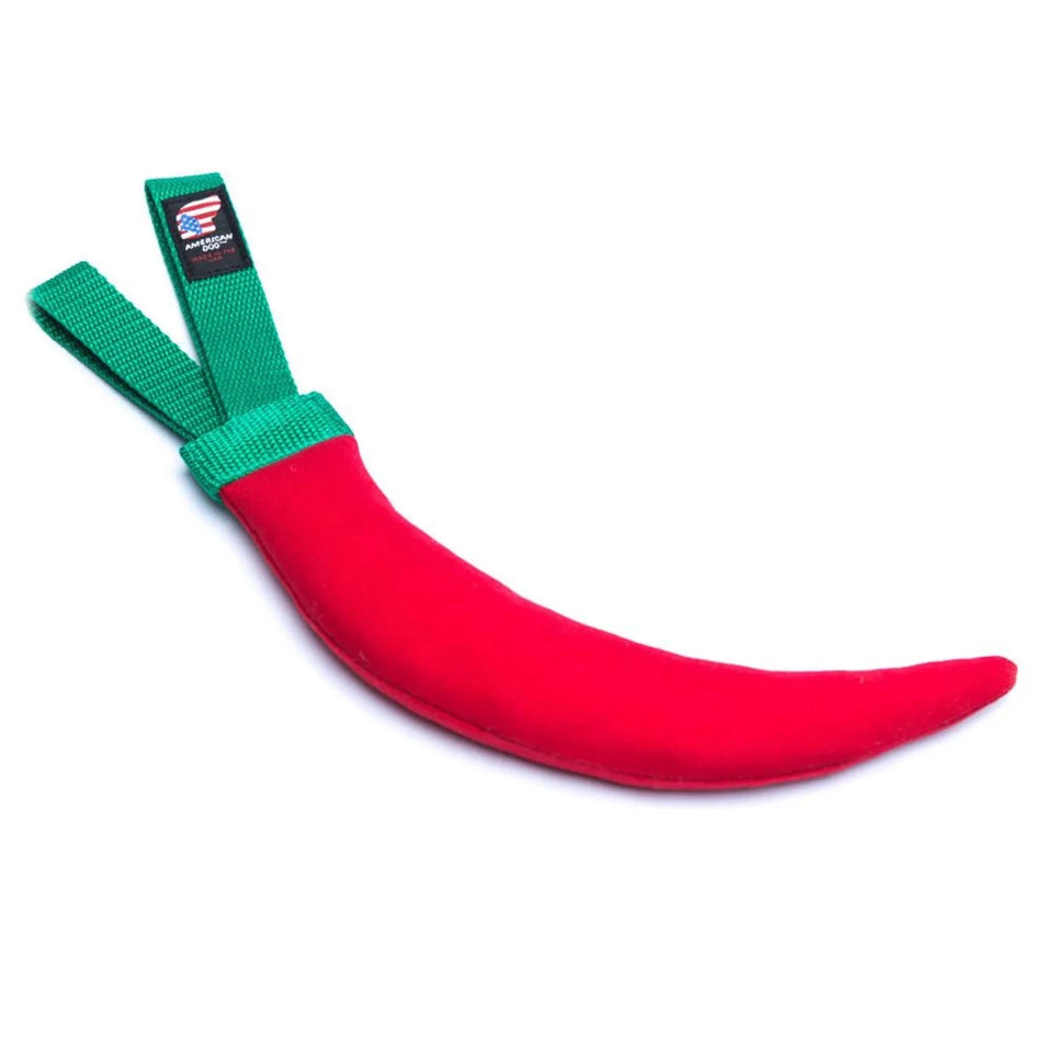 Chile Pepper Dog Toy - Floating Nylon Squeaky Toy for Fetch & Play - Pets Perfect