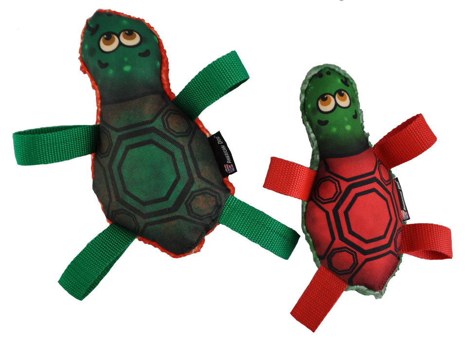 Tommy Turtle Dog Toy - Durable Nylon Flyer & Tug for Active Play, view 4