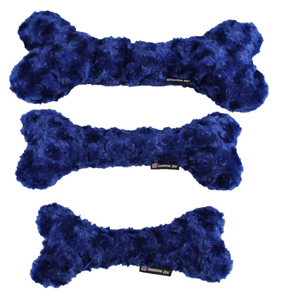 American Dog Nuggle Bone Dog Toy - Squeaky Plush Small - Pets Perfect