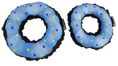 American Dog Donut Dog Toy - Squeaky Plush Medium - Pets Perfect