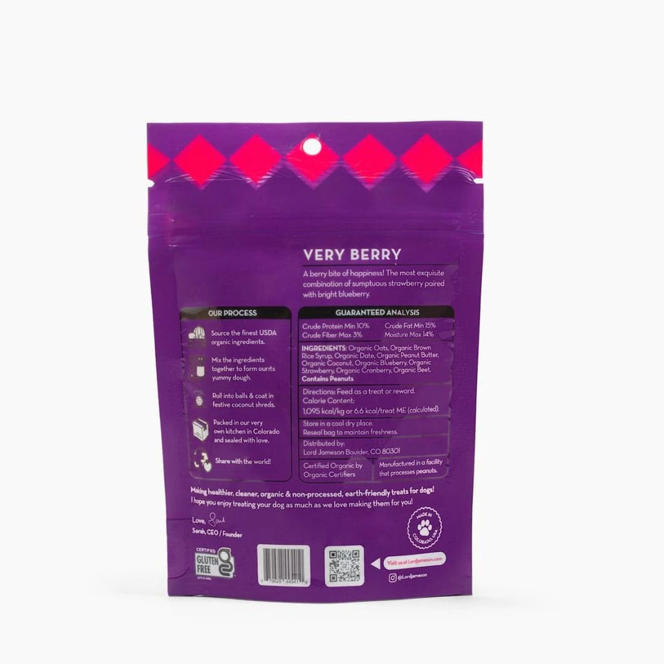 Lord Jameson Little Rewards Very Berry Dog Treats Small Breed, 3 oz, view 2