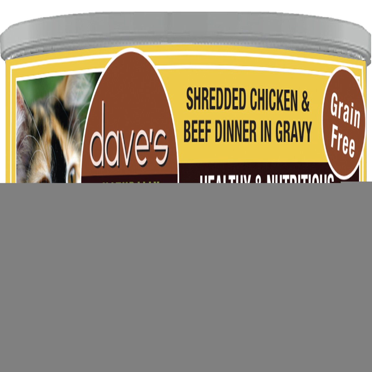 Dave's Cat Grain Free Shredded Chicken N Beef 2.8oz. (Case of 24) - Pets Perfect