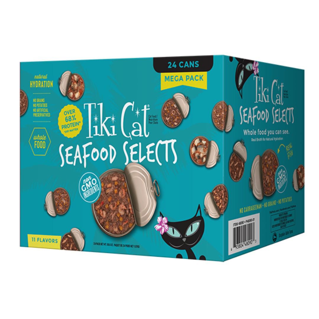 Tiki Pet Cat Fish Favorites Pate 2.8oz. (Case of 24) - Pets Perfect