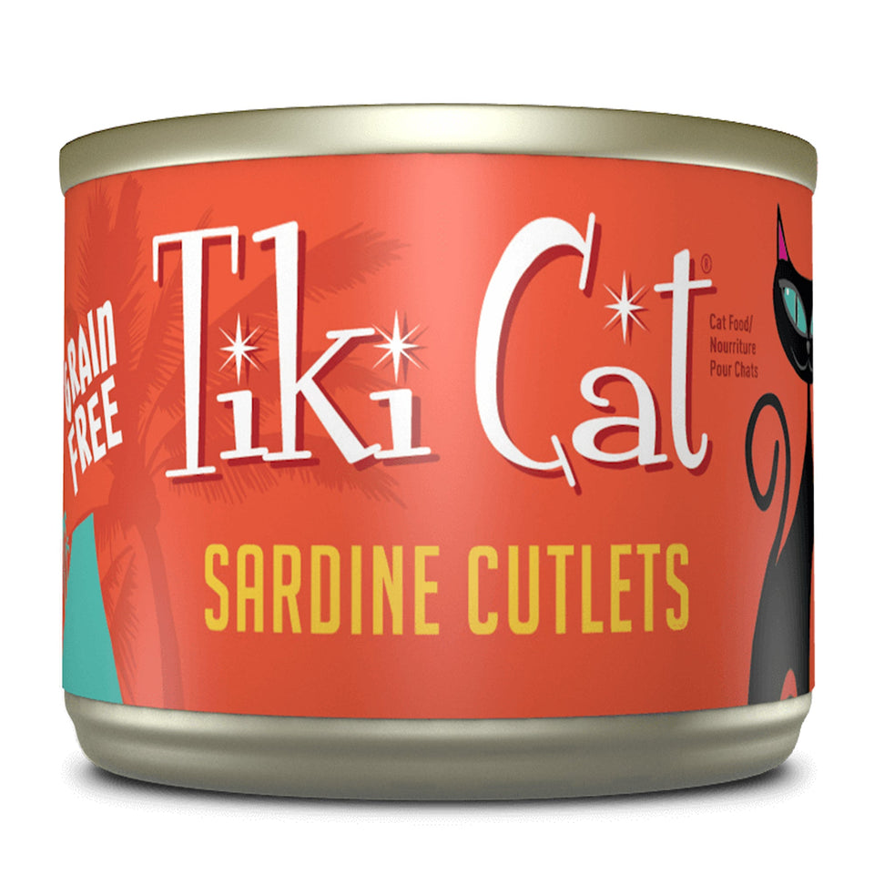 Tiki Cat Tahitian Grill Sardine Wet Cat Food, 6 oz, 8 ct