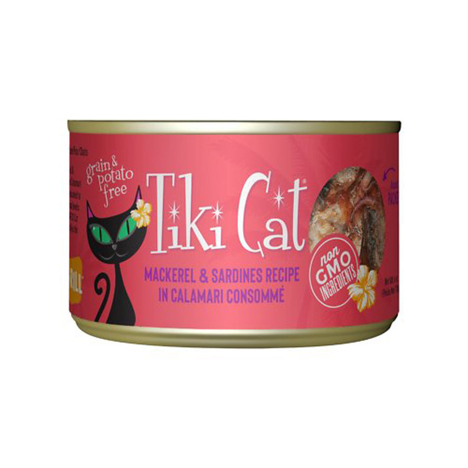 Tiki Pets Cat Makaha Grill Mackerel And Sardine 6Oz (Case Of 8)