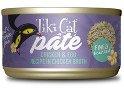 Tiki Pet Cat Luau Pate Chicken & Egg 2.8oz. (Case of 12) - Pets Perfect
