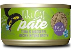 Tiki Pet Cat Luau Pate Ahi Tuna and Mackerel 2.8oz. (Case of 12) - Pets Perfect