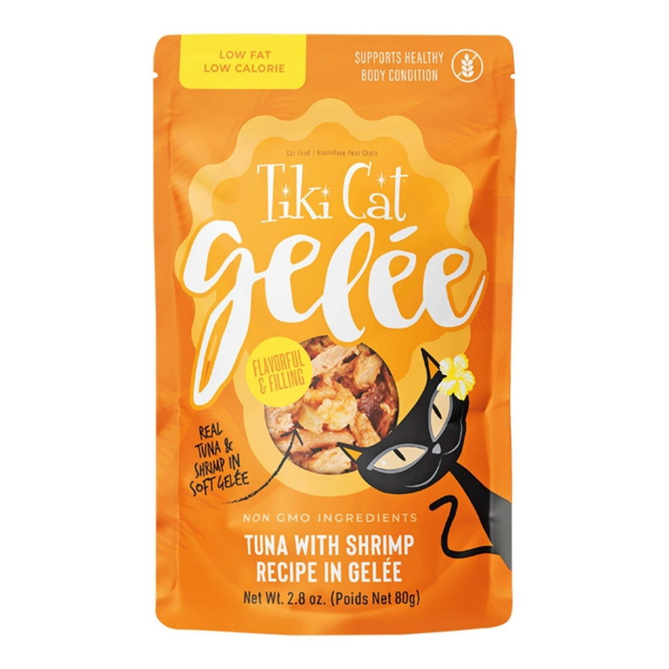Tiki Pet Cat Gelee Tuna & Shrimp 2.8oz. (Case of 12)