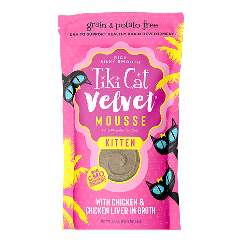 Tiki Pets Cat Mousse Kitchen 2.4 oz. 12 ct