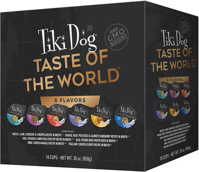 Tiki Pets Dog Gourmet 3 oz. Variety Pack 10 ct