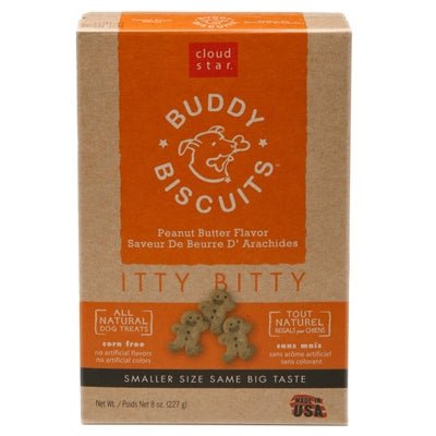 Cloud Star Itty Bitty Buddy Biscuits Peanut Butter 8 oz