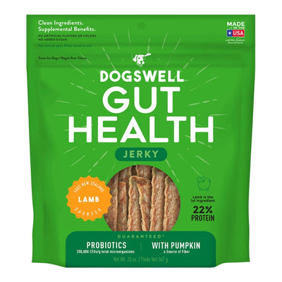 Dogswell Dog Gut Health Jerky Grain-Free Lamb 20 oz