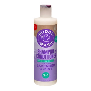 Cloud Star Buddy Wash Original Lavender and Mint Dog Shampoo and Conditioner, 16 oz. Bottle