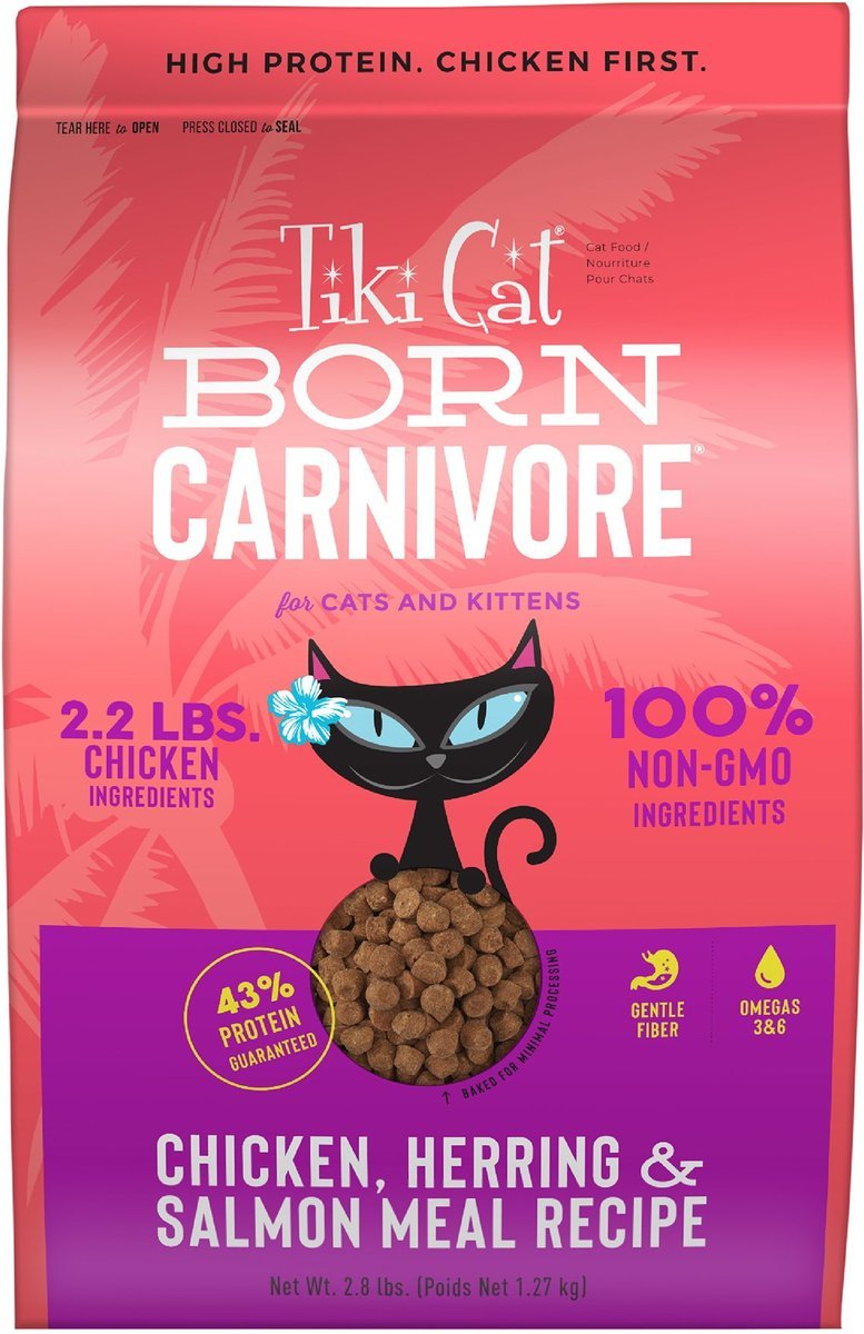 Tiki Pet Cat Carnivore Grain Free Chicken and Herring 2.8lbs. - Pets Perfect
