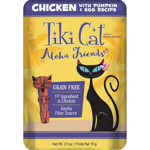 Tiki Pets Cat Aloha Chicken Pumpkin and Egg 2.5oz. (Case of 12) - Pets Perfect