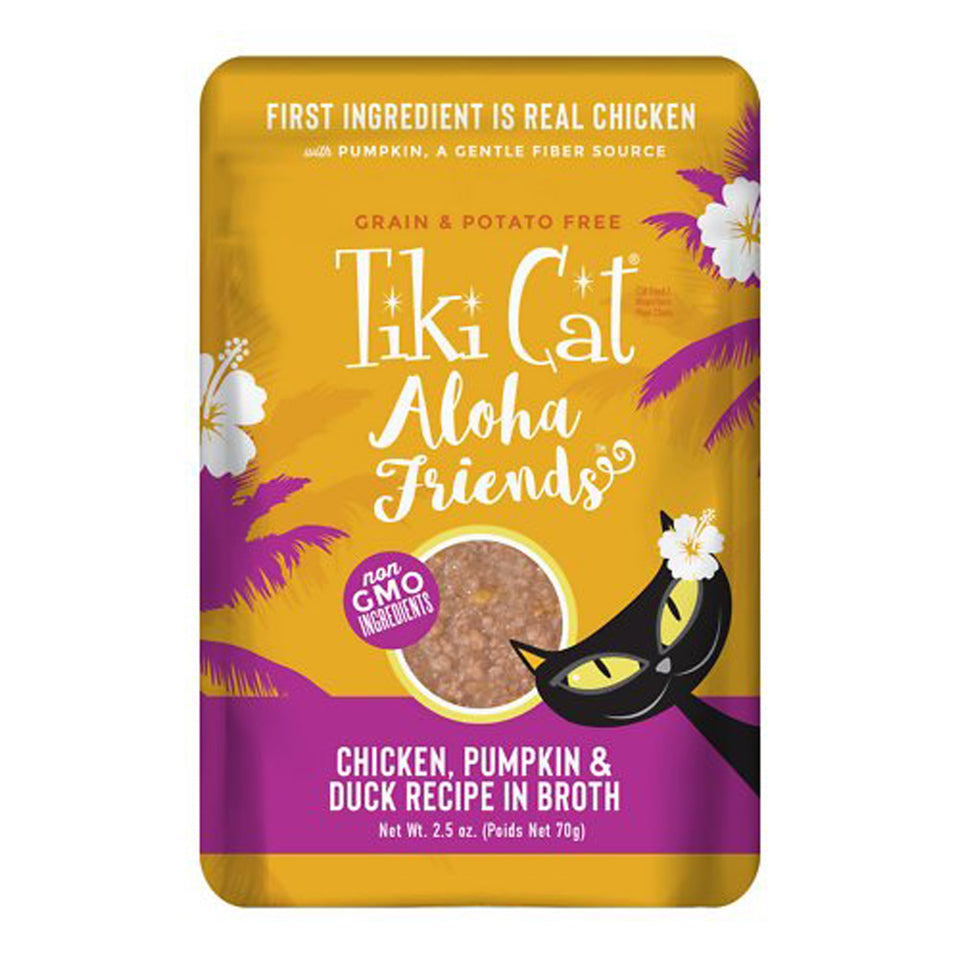 Tiki Cat Aloha Friends Chicken, Pumpkin & Duck Wet Cat Food, 2.5 oz, 12 ct