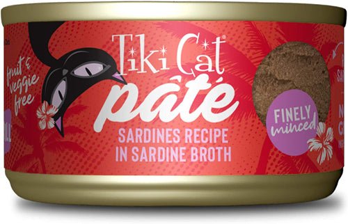 Tiki Pets Cat Grill Sardines Pate 2.8oz. (Case of 12) - Pets Perfect