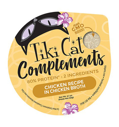 Tiki Pet Cat Complements Chicken, 2.1 oz 8 ct