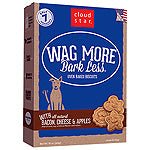 Cloud Star Wagmore Oven Baked Bacon Cheese Apple Dog Treats 3 lb - Pets Perfect