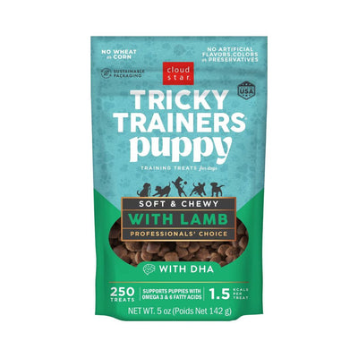 Cloud Star Dog Tricky Trainer Chewy Puppy Lamb 5 oz