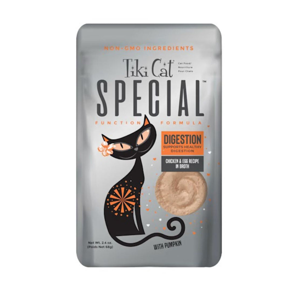 Tiki Pet Cat Special Mousse Digestion 2.4 oz. 12 ct