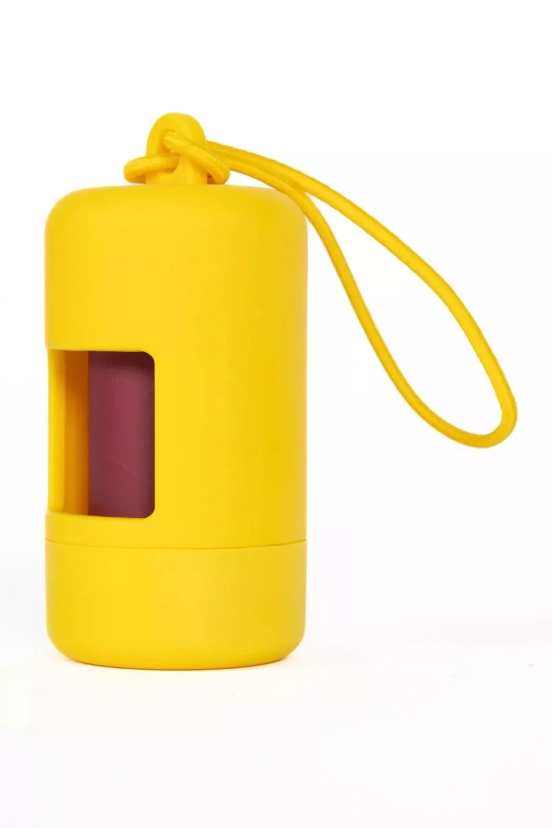 Aria Sun-Kissed Yellow Waste Bag Dispenser, view 4
