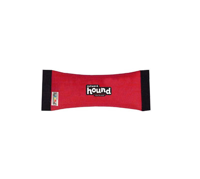 Outward Hound Fire Hose Sqeek N Fetch Dog Toy, Red Medium