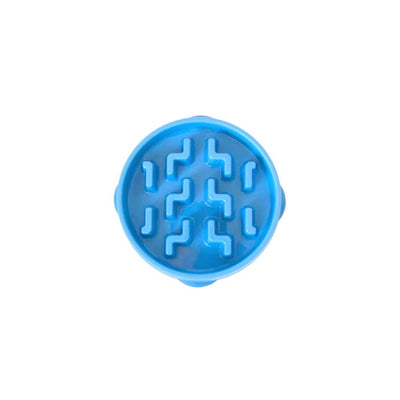 Outward Hound Fun Feeder Slo-Dog Bowl, Blue Small